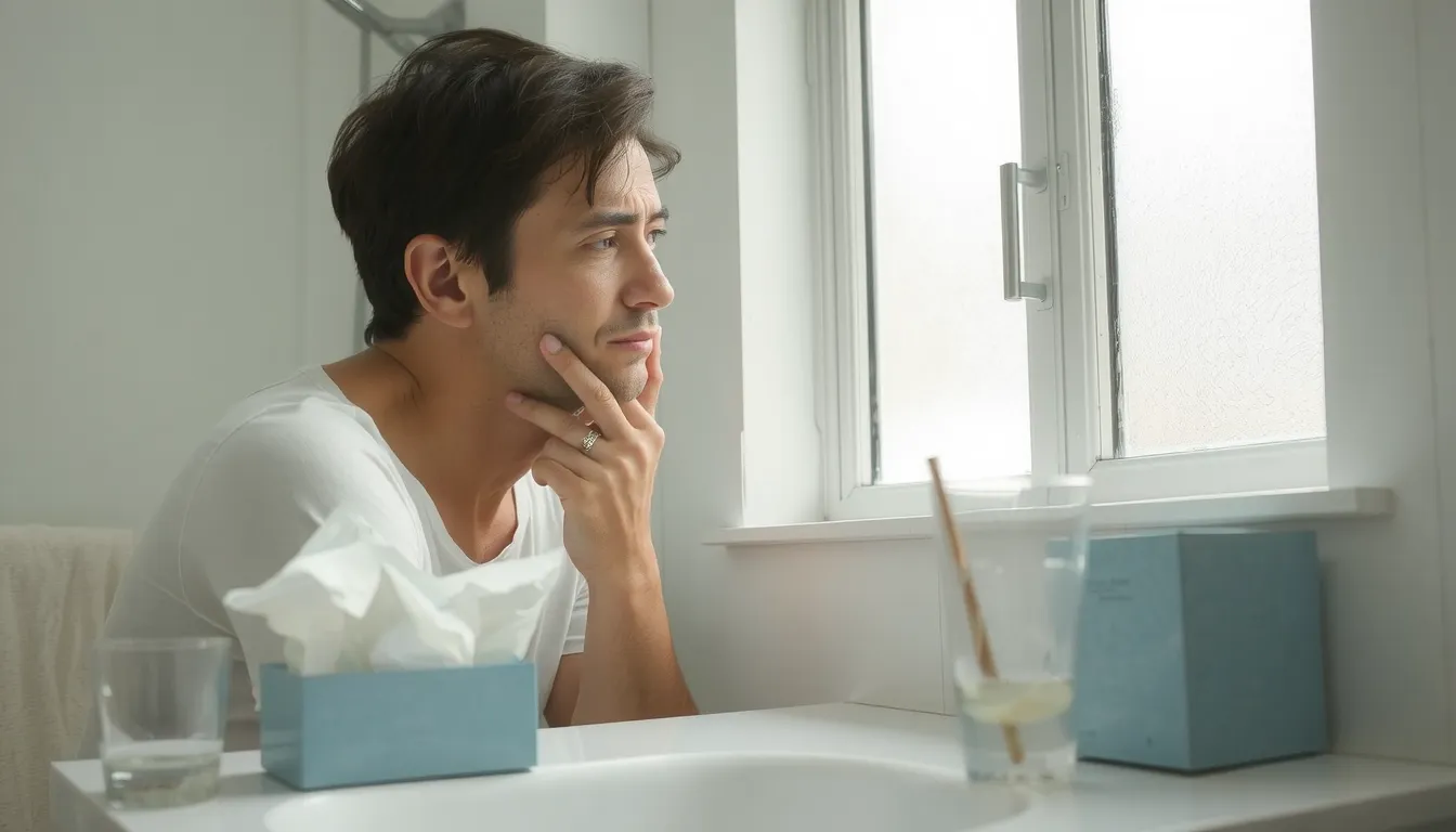 mauvais goût dans la bouche rhume